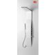 AREZZO Design Aspen hidromasszázs zuhanypanel, matt fehér, AR-9001