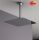 AREZZO Design Slim Square szögletes esőztető, 20x20 cm, AR-2001