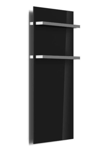 AREZZO Design Onyx Black 2 elektromos törölközőszárítós radiátor, matt, AR-ONYX2MBMATT