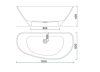 AREZZO Design rozsdamentes acél zuhanyfolyóka, burkolható ráccsal, 90 cm, AR-900B