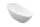 AREZZO Design PALMYRA öntöttmárvány szabadonálló kád, matt fehér, AR-PALMYRA150WM