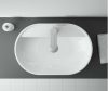 AREZZO Design Babette mosdótál, pultra építhető, fehér, 62x41 cm, AR-145079