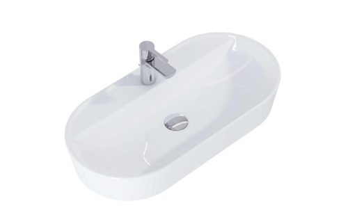 AREZZO Design Babette mosdótál, pultra építhető, fehér, 82x41 cm, AR-145109