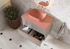 AREZZO Design Reni mosdótál, pultra építhető, terra pink, 46x33 cm, AR-146081