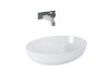 AREZZO Design Rika mosdótál, pultra építhető, fehér, 52x40 cm, AR-145056