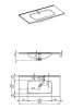 AREZZO Design Skappa mosdó, pultba építhető, 90 cm, AR-145845