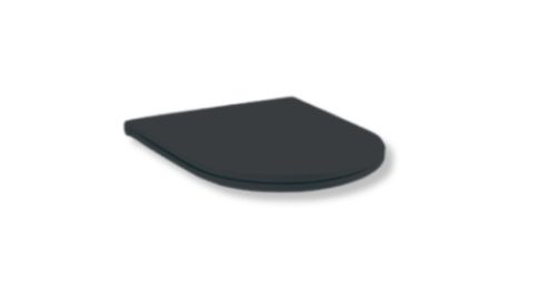 AREZZO Design ARIZONA Slim Soft Close lecsapódásgátlós, wc tető, fekete, AR-ASCSLIMB