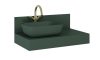 AREZZO Design Reni mosdótál, pultra építhető, matt fekete, beige, zöld, kék, 46x33 cm, AR-145058
