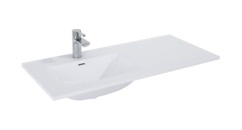 AREZZO Design Skappa mosdó, pultba építhető, balos, 100 cm (60+40 cm ), AR-145935