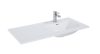 AREZZO Design Skappa mosdó, pultba építhető, jobbos, 100 cm (60+40 cm ), AR-145945