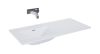 AREZZO Design Skappa mosdó-csaplyuk nélkül, pultba építhető, balos, 100 cm (60+40 cm ), AR-146036