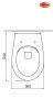 Alföldi Optic mélyöblítésű, perem nélküli fali wc, CleanFlush technológiával, 7047 R0 01