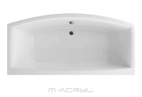 M-Acryl RELAX egyenes akril kád, 190x90 cm, ajándék kádlábbal és peremrögzítővel 12401