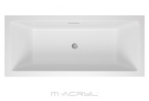 M-Acryl SABINA PRO egyenes akril kád, 160x75/170x75/180x80 cm, ajándék kádlábbal és peremrögzítővel, 12479 