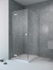 Radaway Fuenta New KDD szögletes zuhanykabin, 80x80x200 cm, 384061-01-01L/384061-01-01R