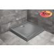 Radaway Doros Stone C 90x90 cm zuhanytálca lábbal, előlappal, antracit, SDRC9090-05-64S