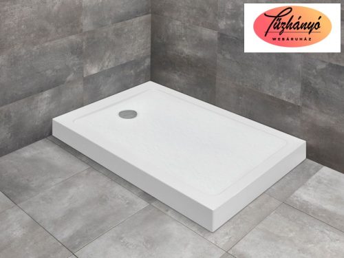 Radaway Doros Stone F 100x80/120x80/120x90 cm zuhanytálca lábbal, fehér, SDRFP1080-05-04S