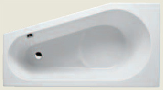 RIHO Delta aszimmetrikus sarokkád, balos/jobbos, 160x80 cm, B069001005/B068001005