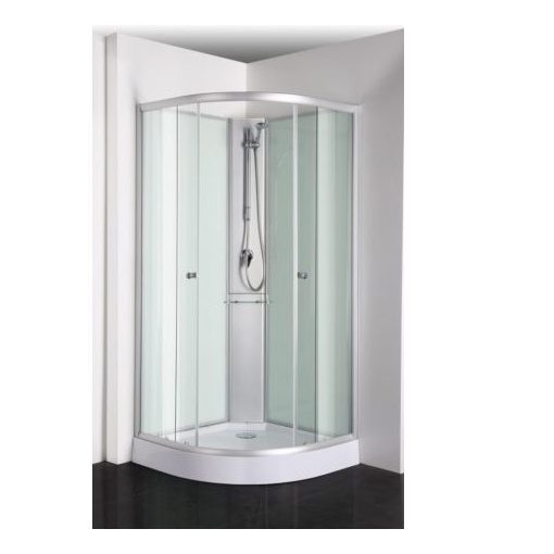 Sanotechnik RIO zuhanykabin üveg hátfallal, 90x90x203 cm, PS03