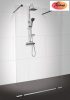 Sanotechnik Sanoflex Freedom I Black zuhanyfal, 110x195 cm, BW110