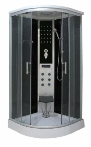 Sanotechnik Dream hidromasszázs zuhanykabin elektronikával, 90x90x215 cm, CL98