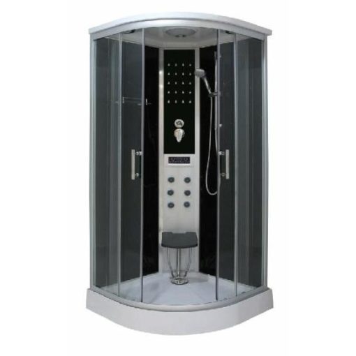 Sanotechnik Dream hidromasszázs zuhanykabin elektronikával, 90x90x215 cm, CL98