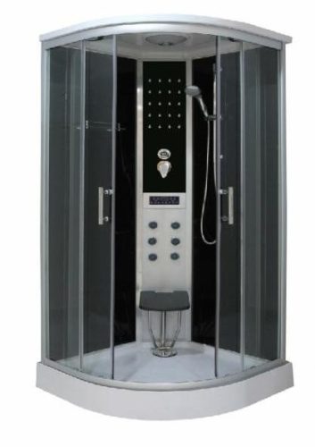 Sanotechnik Comfort hidromasszázs zuhanykabin elektronikával, 100x100x215 cm, CL100