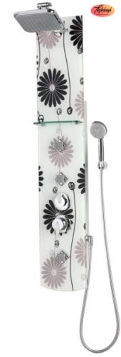 Sanotechnik VERONA zuhanypanel, mintás üveg, DG8032