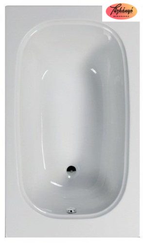 Sanotechnik Linea Mini testformájú, egyenes fürdőkád, 120x70 cm, 410047