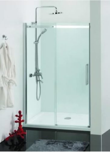 Sanotechnik Comfort tolóajtó, épített zuhanyfülkéhez, 120x195 cm, DB120U