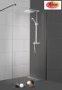Sanotechnik Sanoflex Freedom II Black zuhanyfal, 130x195 cm, BP300