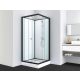 Sanotechnik UNI 2 komplett zuhanykabin, szögletes, fekete, 90x90 cm, PS15B