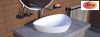 Wellis Iris pultra építhető porcelán mosdó, WF00049