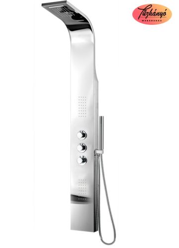 Wellis Glam termosztátos zuhanypanel, 22x45x160 cm, WZ00087