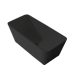 Wellis Carib Black Matt szabadon álló matt fekete öntött márvány kád, 165x73 cm, WK00183