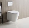 Wellis Clement tornado ultracsendes fali rimless WC, fehér, WF00175