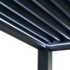 Wellis MotionFlex 300 bioklimatikus pergola, fehér színű LED világítással, WB00544